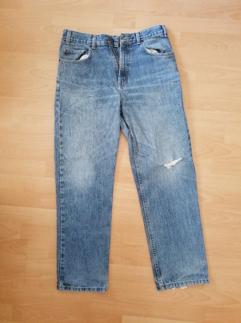 Men's Kirkland Light Blue Distressed Jeans